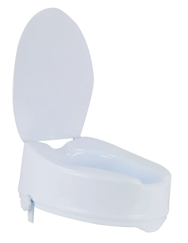SC7060D-6 Homecare safety 6 inch PP Durable Elevated Raised Toilet Seat with lid for elderly