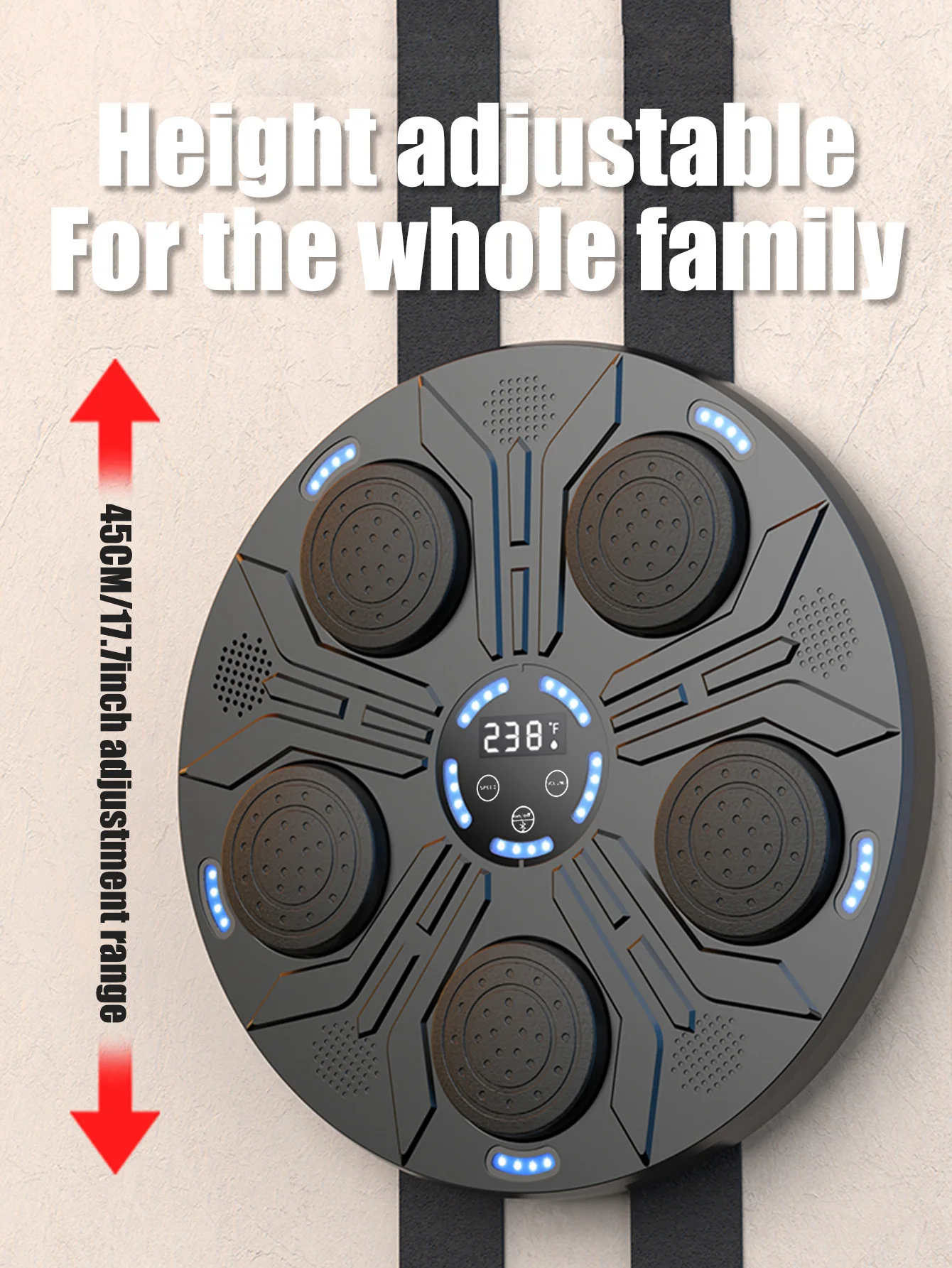 MACYO Transformer Sport Training Equipment Boxing Machine Rhythm Smart Bluetooth Boxing Target Wall Target With Boxing gloves