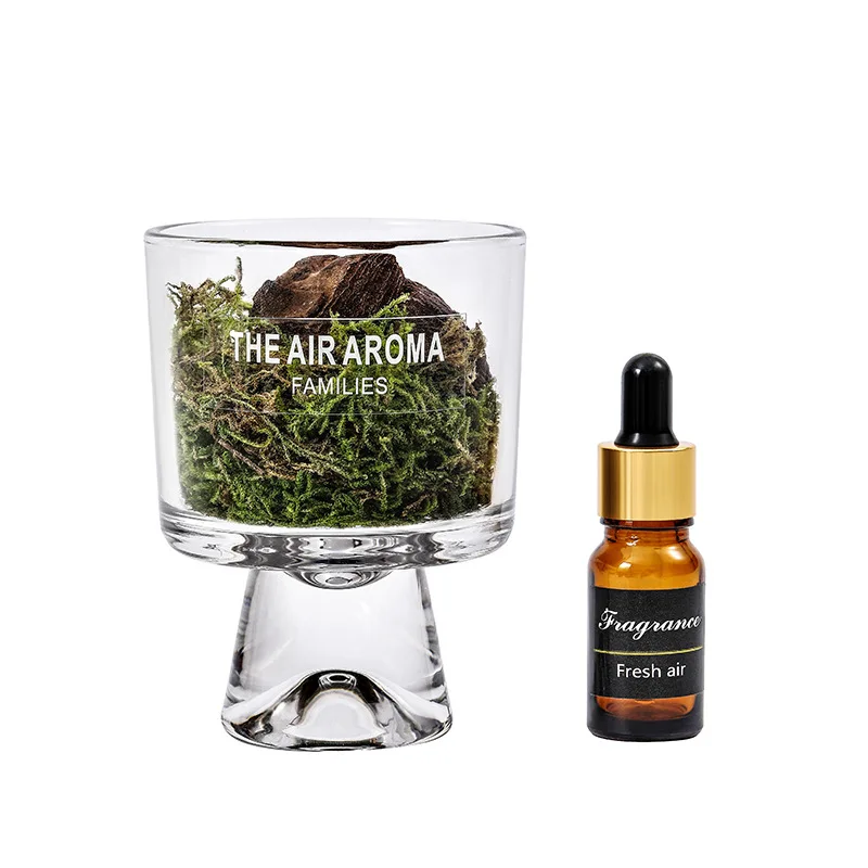 Natural Moss Mini Forest Aromatherapy Modern Home Decor Interior Air Aroma Fragrance Diffuser