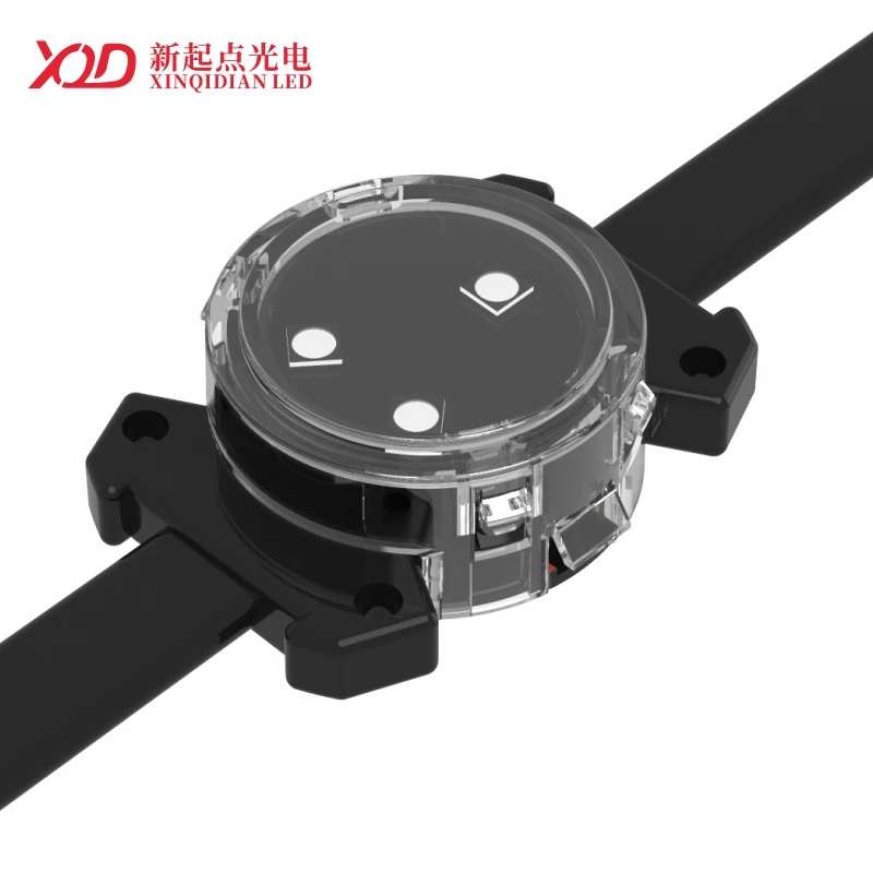IP67 Outdoor Waterproof & Dust - proof XQD DMX512 0.72W 12V RGB LED Pixel Point Light - Perfect for Christmas and Holiday Decor