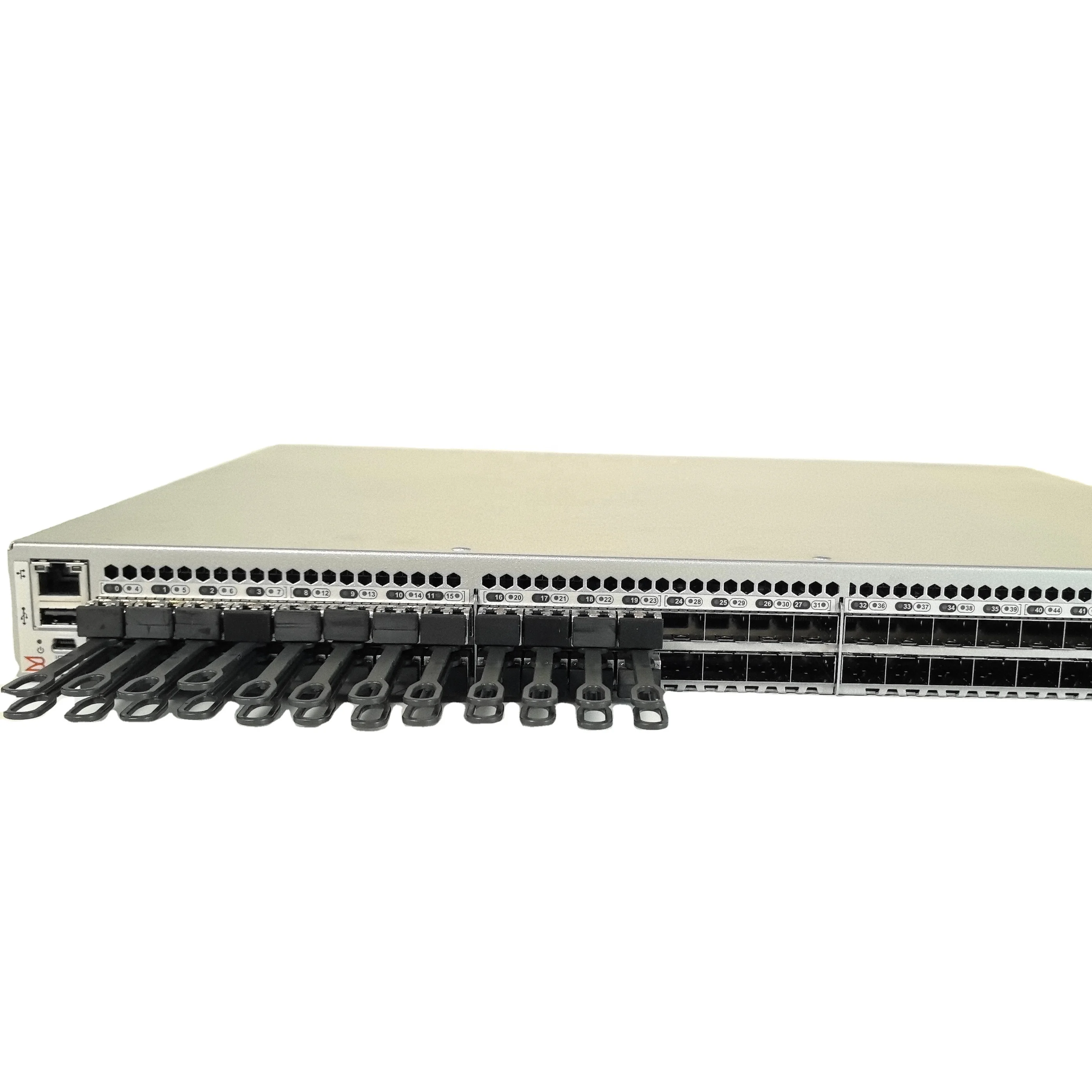 Brocade G720 Network Switch with 56 Activated SFP+ Ports and 64Gb+ 32G-R Enterprise Bundle 24 Fiber Optic Equipment