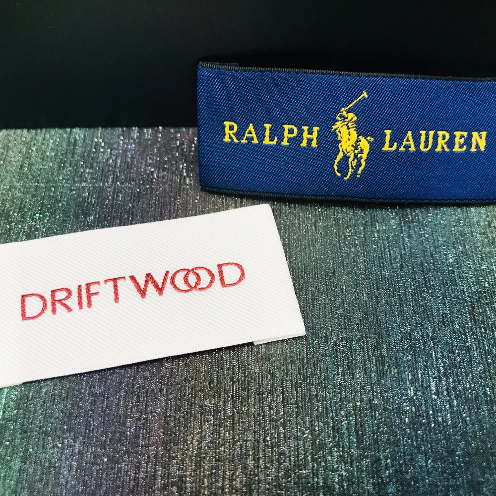 Custom Logo Shirt Hoodie Hat Eco Friendly 3D Embossed Silicone Rubber Logo Clothing Collar Labels Woven Fabric Cloth Neck Label