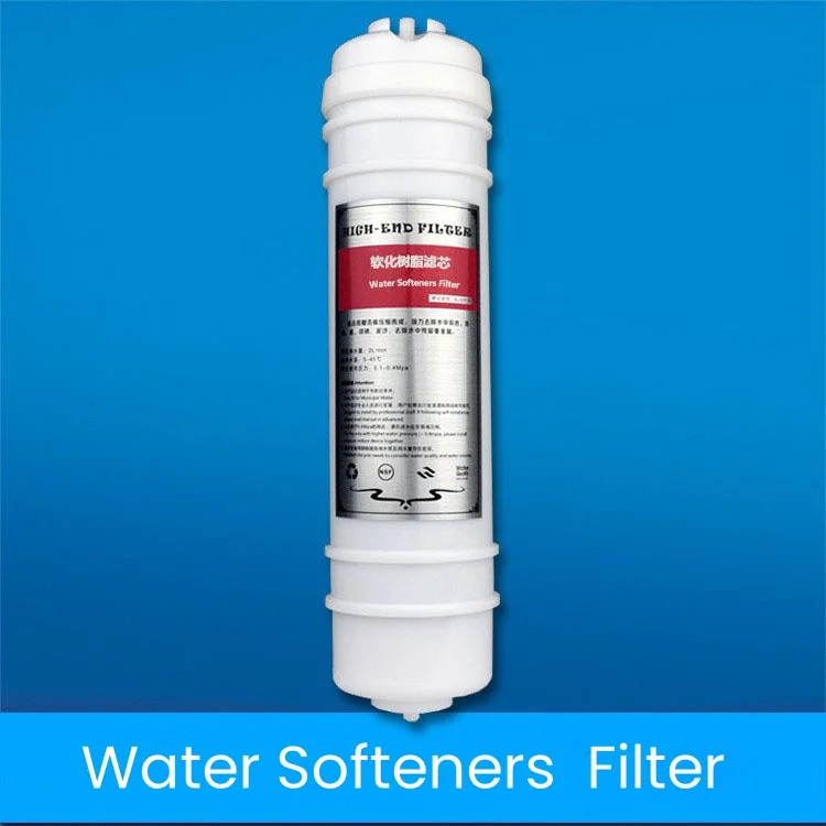 Water Softener Filter Inline Korean Style 10inch Quick Fitting Resin Softener Water Filter Cartridge for Filter System