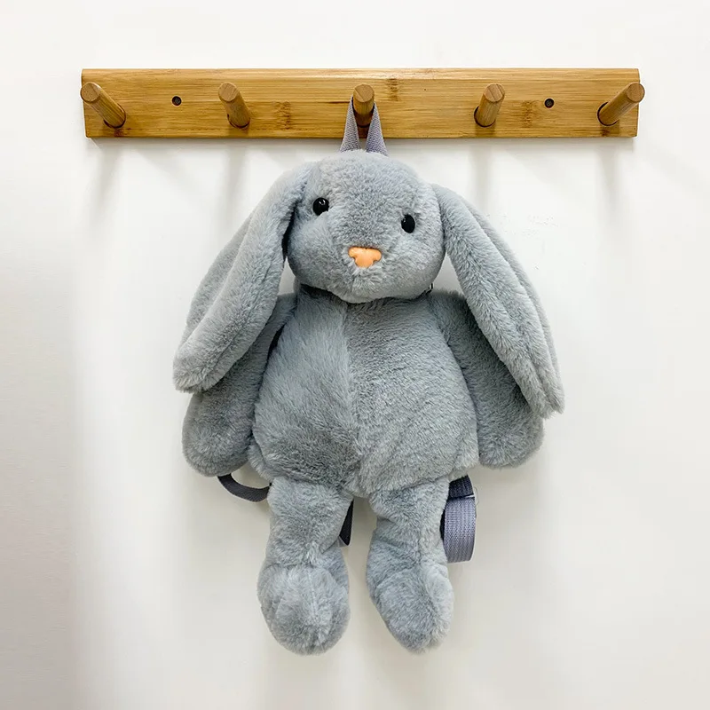 New Arrivals Little Bear Soft Plush Toy Backpack Bear Cartoon Doll Rabbit Fashion Casual Backpack School Bags Girls