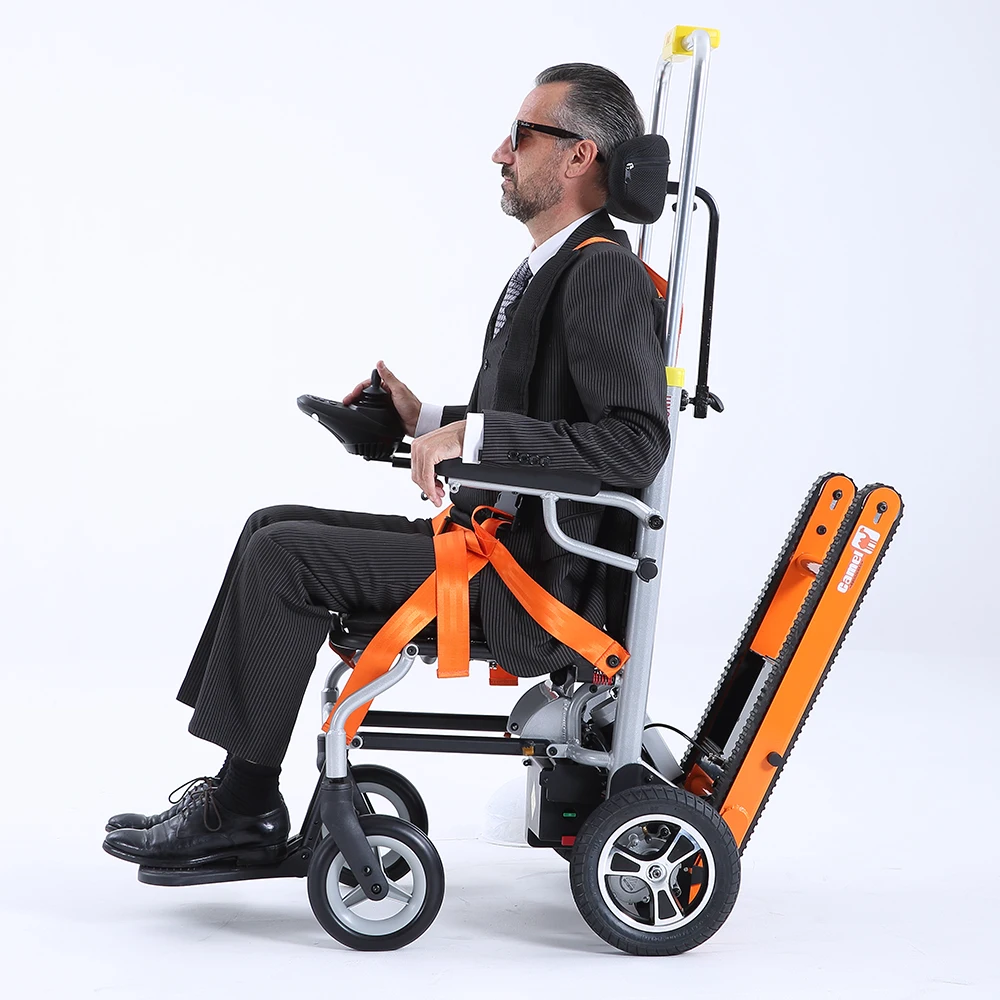 150w Double Motor Electric Wheelchair Excellent Intelligent Braking System Stair Climbing Wheelchair Electric