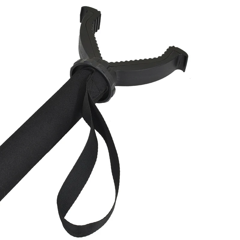 Outdoor tactical gun portable tripod support hunting telescopic shooting rod V-shaped rotary yoke tripod