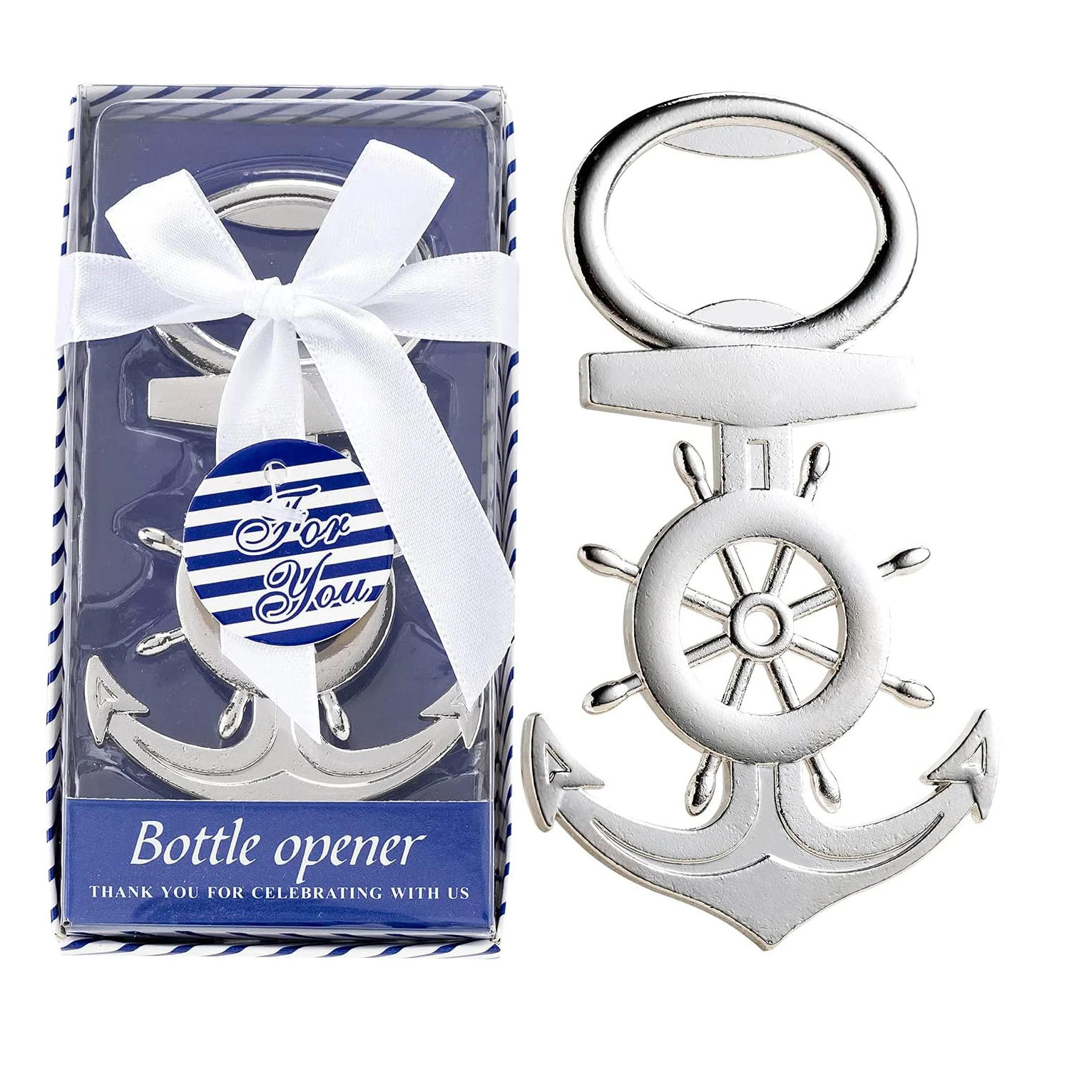 Anchor Design Bottle Openers for Nautical Themed Wedding Favors Gifts Bridal Shower Decorations Baby shower Party Souvenirs