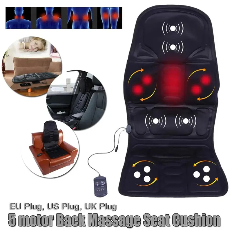 hot sale Massage Chair Pad Chair for Back Gifts Comfier Massage Chair with Heat Back Massager With Vibration Motors