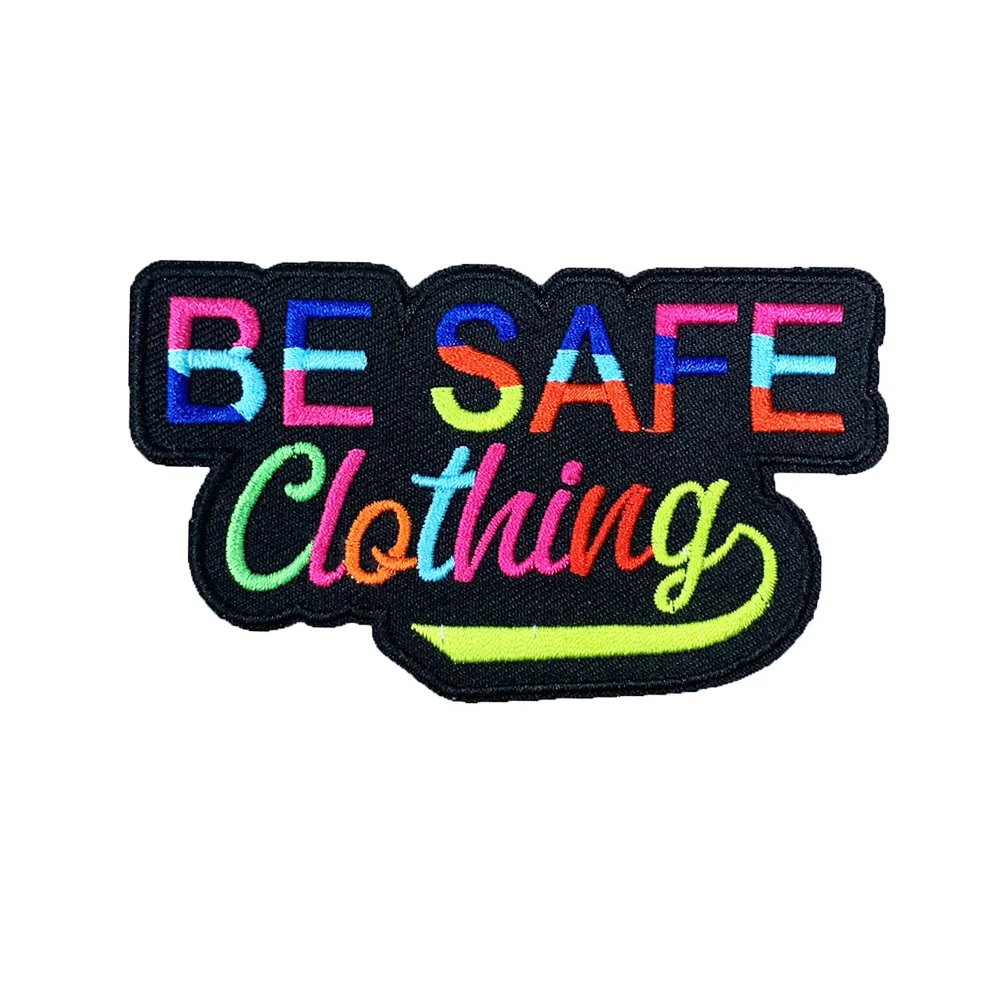 Wholesale custom iron on patches embroidery stars iron on patches clothing