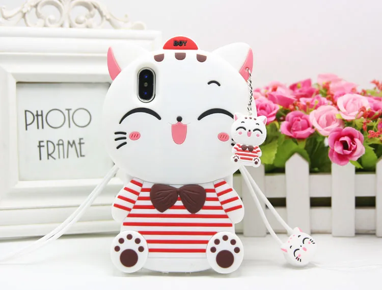 Anti Scratch And Waterproof OEM Custom 3D Silicone Phone Case Cute Mobile Phone Silicon Case With Your Own Logo