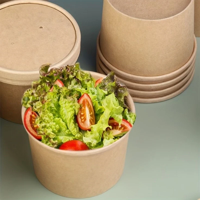 500ml 750ml 1500ml Disposable Paper Bowls and Plates for Meals and Catering