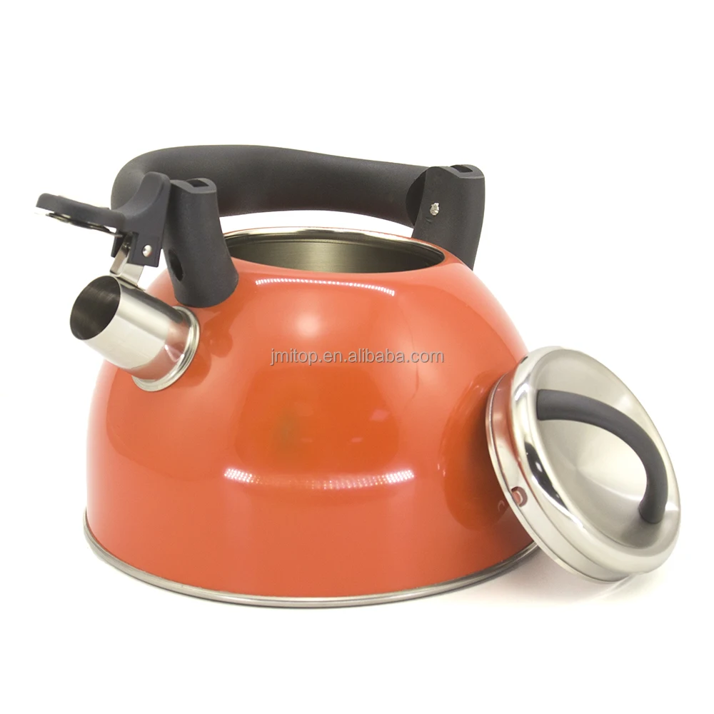 Promotion Free Sample Kitchen 3 Quart  large Metal Stove Top soup Whistling Tea Kettle