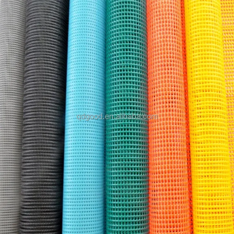 Heavy Duty Tear Resistant UV Treated Vinyl Coated Polyester PVC Mesh Fabric for Construction Fencing Netting