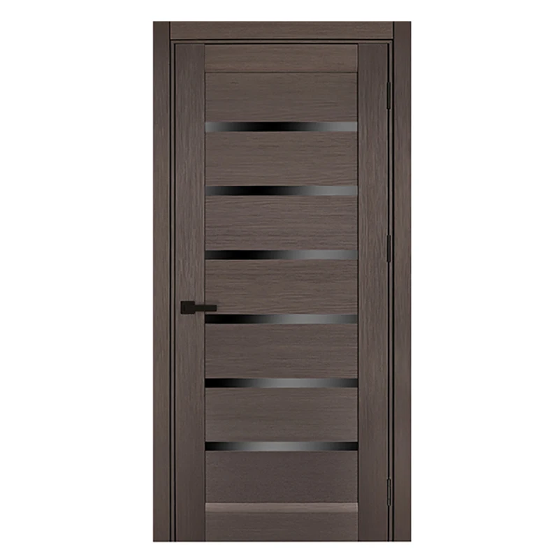 Luxury Style WPC Door Waterproof Anti-Termites Soundproof Surface Finished  WPC PVC Bedroom Doors