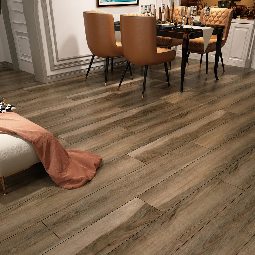 China Manufacturer Antiskid Plastic PVC Lvt Spc Click Lock Vinyl Plank Engineered Wood Flooring