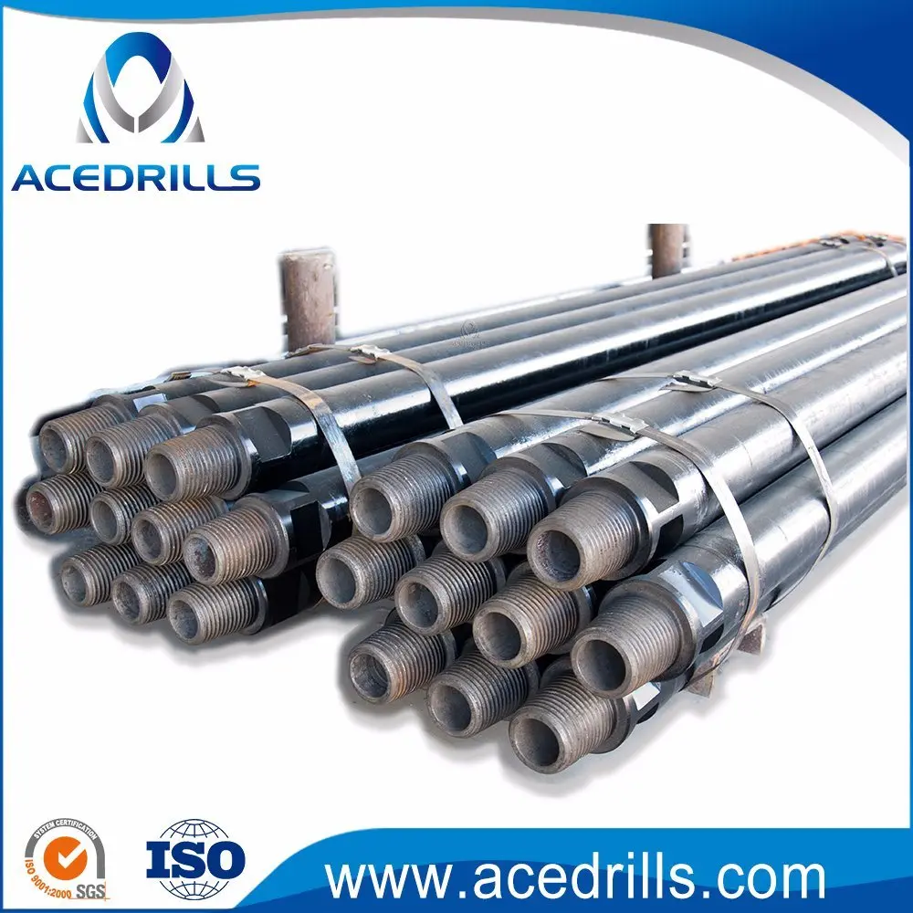 2 3/8'  76mm x 1.5m x 2 3/8' API REG Down The Hole Drill Rod DTH Drill Pipes String for Water Well Mining Drill Rig parts