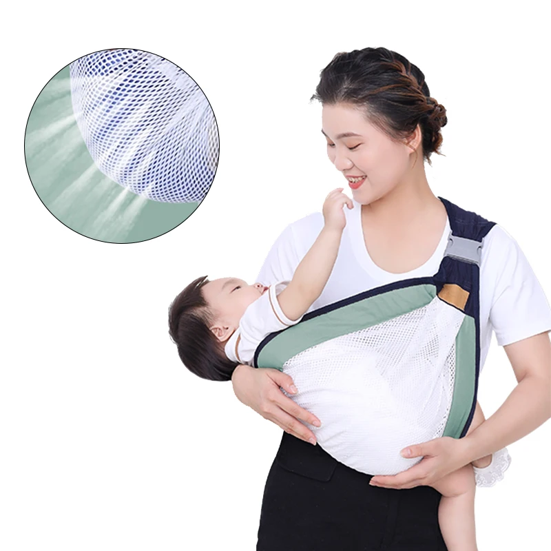 New Cotton Shoulder Baby Sling Carrier Bag Hiking Ergonomic Baby Carrier