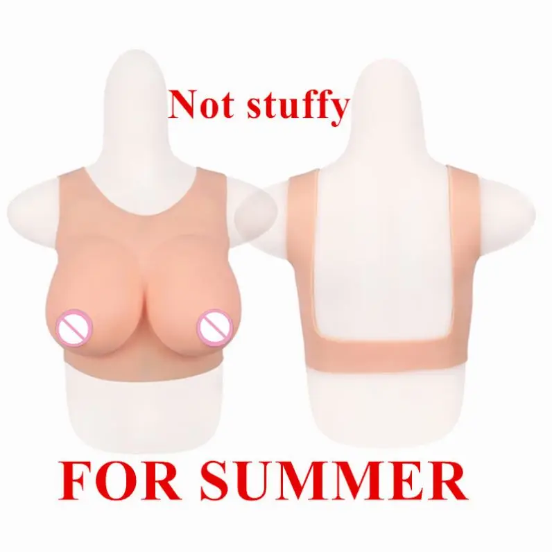 2019 BCDEG Cup Not Stuffy Huge Realistic Silicone Breast Forms Artificial  Boobs For Crossdresser Transgender Shemale Drag-Queen