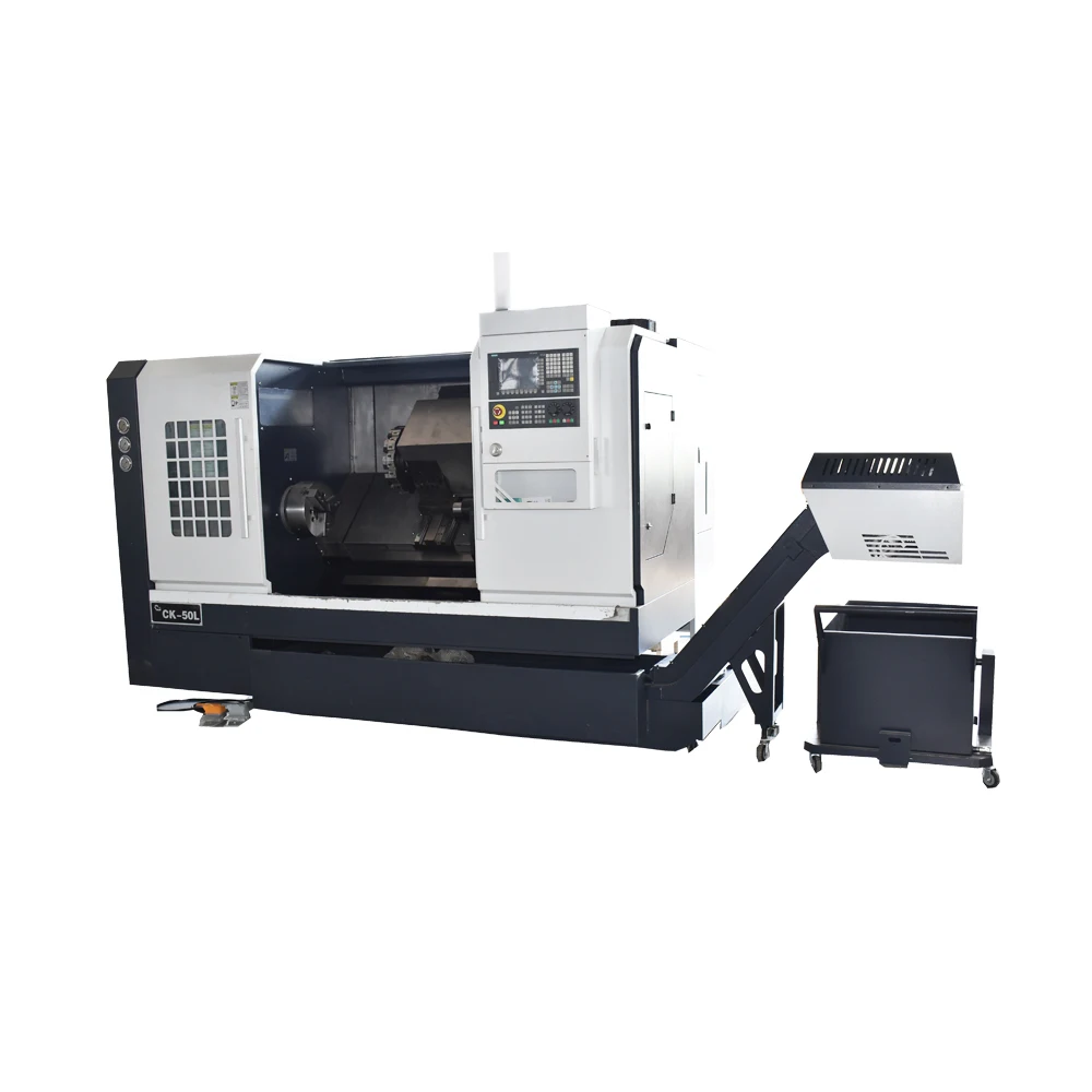 Horizontal China CNC Mini Lathe Machine 8 Post Turret Horizontal CNC Lathe Price