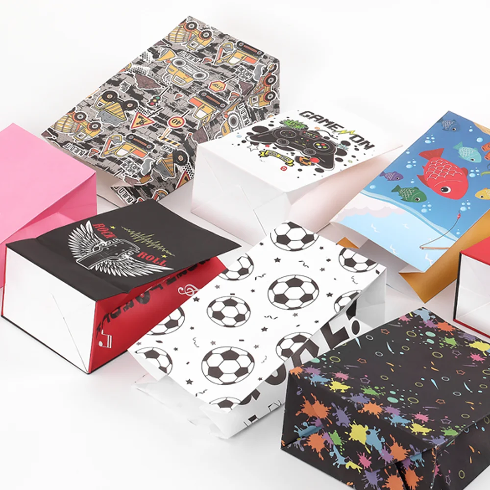 Ecofriendly Brown Natural Kraft SOS Food Packaging Poop Dog Paper Popocorn Coffee Tea Packaging Bag Recycled Without Handle