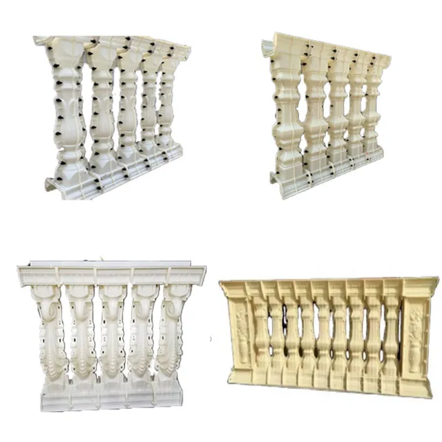 RF cast-in-place plastic concrete cement balusters Molds decorative classic concrete baluster shape form molds