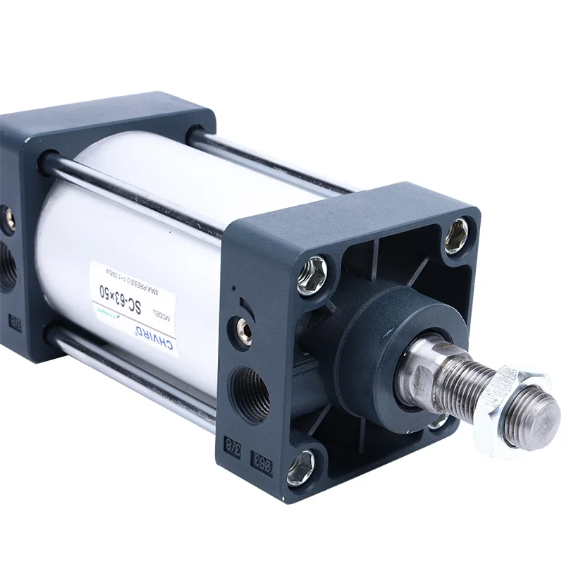 SC series pneumatic cylinder aluminum alloy material double acting cylinders air cylinder