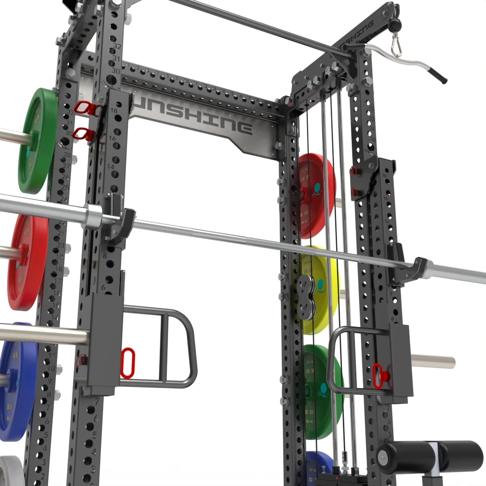 cable crossover machine multi functional gym equipment trainer high and low pulley Fitness rigs squat power rack cage