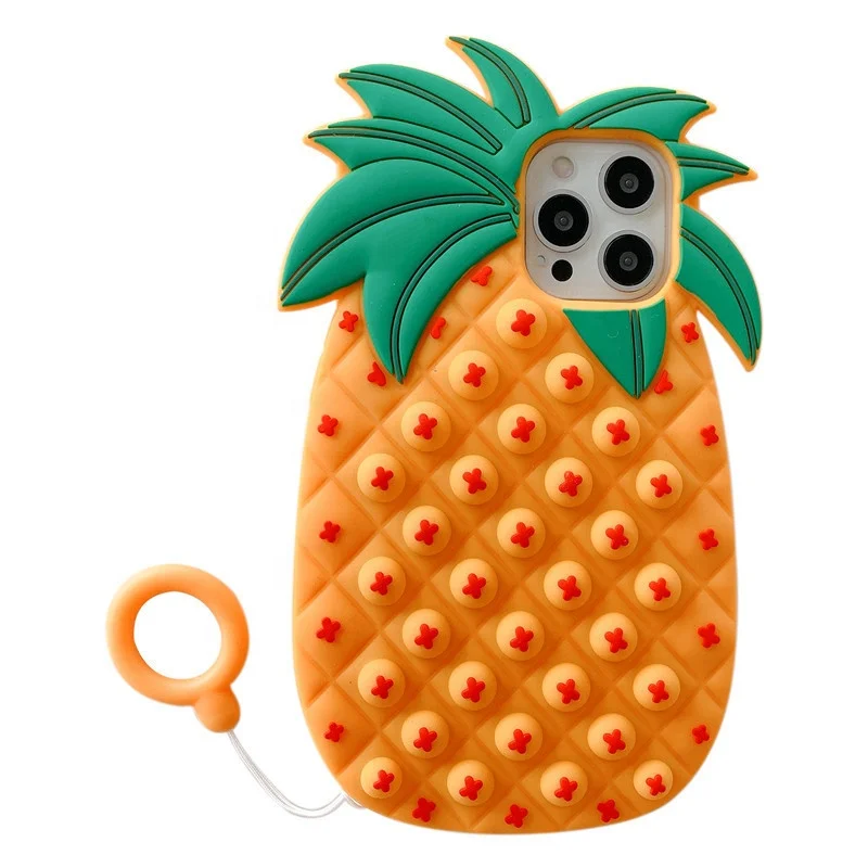 
Push Pop Bubble Fidget Toy Silicone Mobile Phone case Mobile Phone Protective Shell 