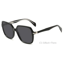 Newest Fashion Design Over Size Frames Custom Logo Hand Made Acetate Sunglasses Polarized