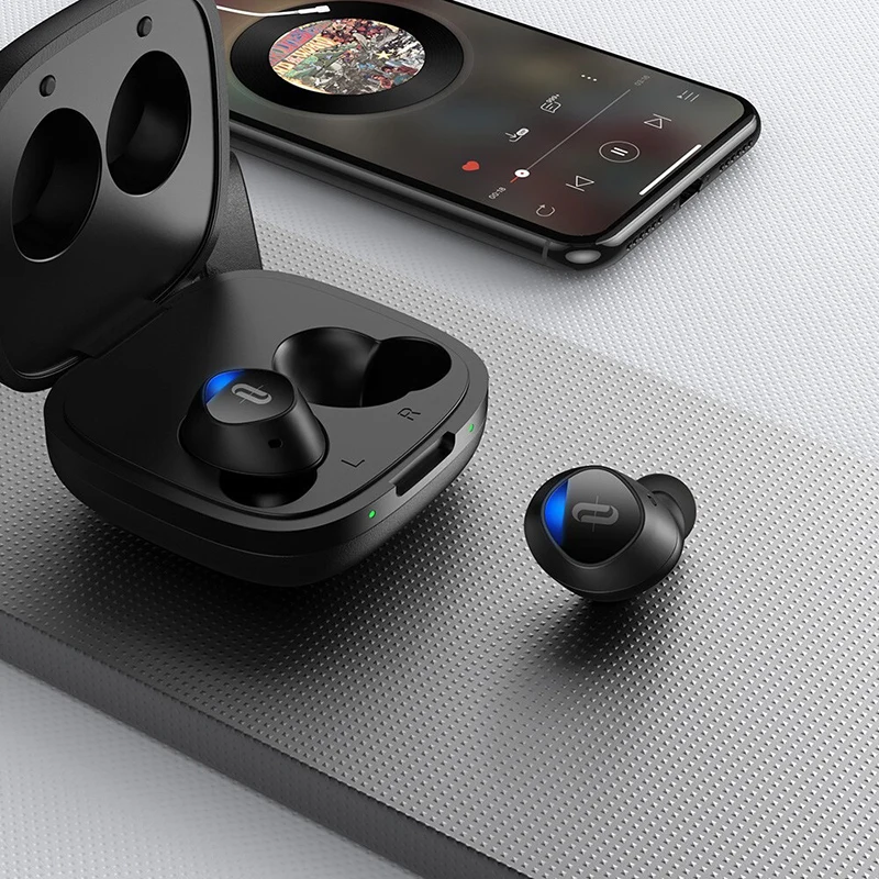 Taotronics TT-BH051 Black Duo Free Pro True Wireless Earbuds Hands Free Earphone