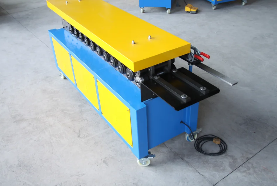 Factory price 2 shapes 1.5mm  T15  TDF flange forming machine for hvac air duct