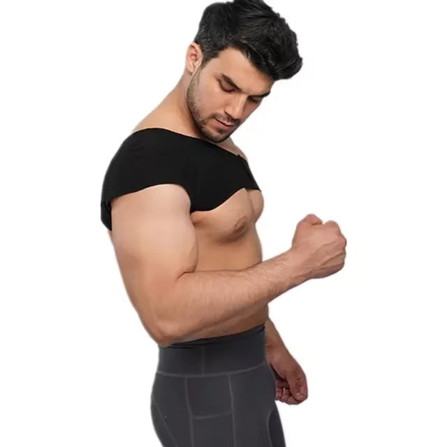 High Quality Flexible Neoprene Strap Single Support Recovery Right Left Black Shoulder Protection Brace