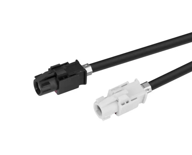 Automotive Cable HRS 10P IDC Type Male to 2P Female + 2P Male CAT.6A SFTP FL09YBCY2*0.14mm