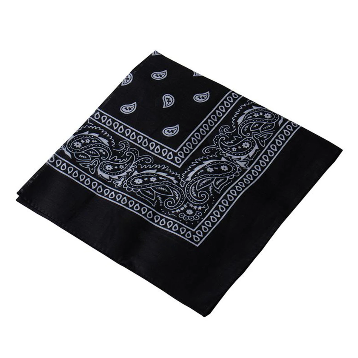 
Wholesale 100% cotton Novelty Double Sided Print Cowboy Head Scarf Original Paisley Pattern Square Bandanas 12 pack 