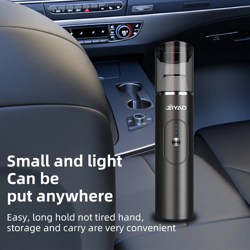 Ziyao Industry Mini wireless vacuum cleaner portable desktop handheld cordless vacuum cleaner for car