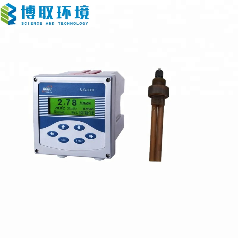 
HCL NaOH H2SO4 NaCL HNO3 Meter SJG-3083 Professional Industrial Acid Alkali Concentration Meter 