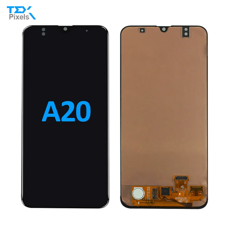 Factory Price 6.4 inches mobile phone Galaxy A20 LCD display replacement touch screen digitizer assembly for Samsung Galaxy A20