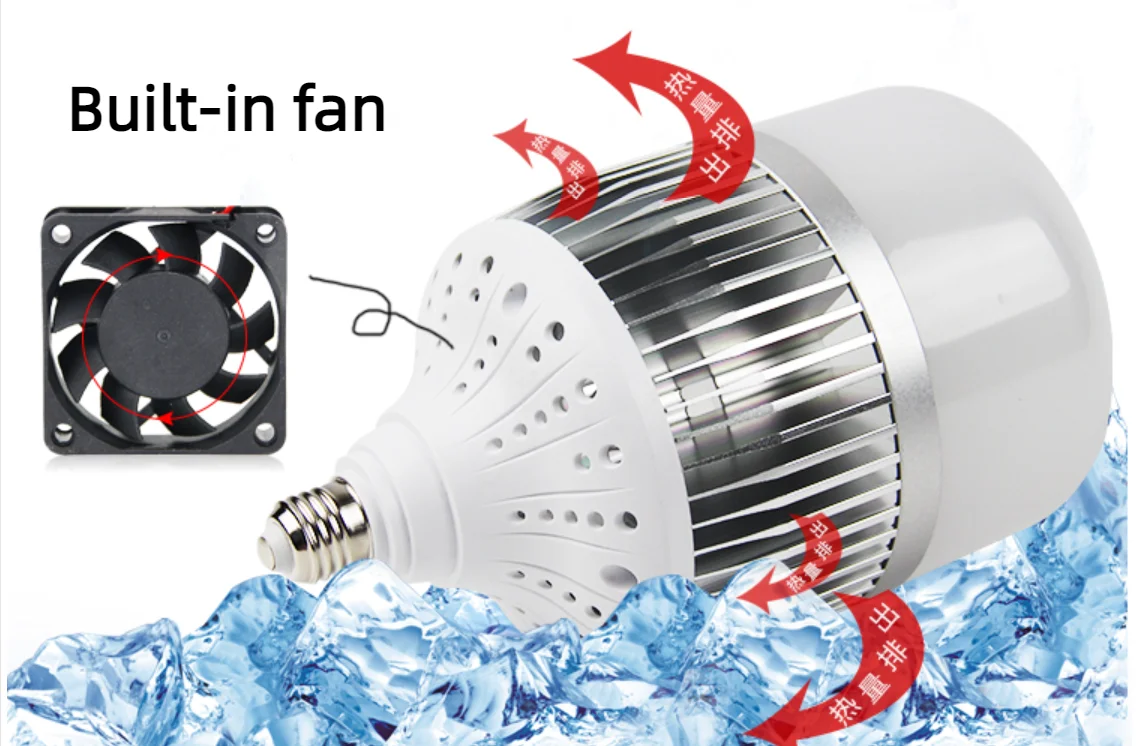 LED high power light bulb E27 E40 30w50w80w100W150w 200w factory corn bulb