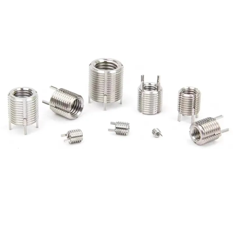 Heavy Duty Industrial Style Machine Parts 303 Stainless Steel Sturdy Material Fasteners Thread Inserts With Four Pins