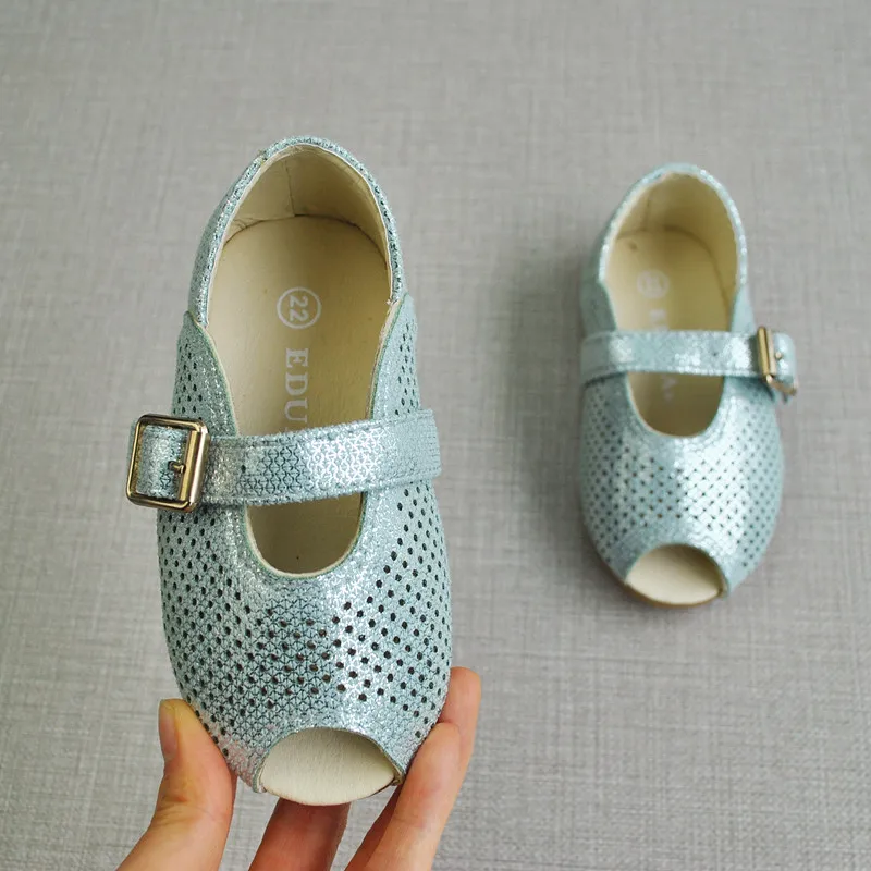 Latest Design New Style girls Sandal Summer Fashion PU  Modern girls shoes lovely kids shoes