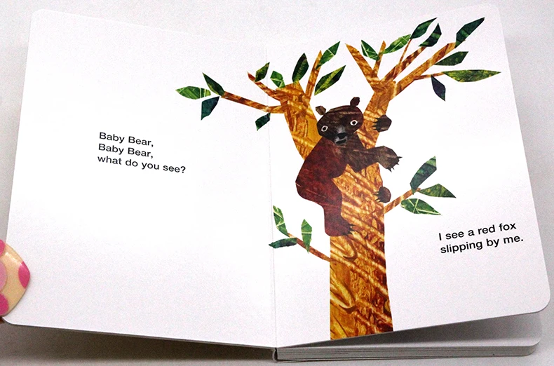  Eric Carle children book Baby Bear What Do You See? Board