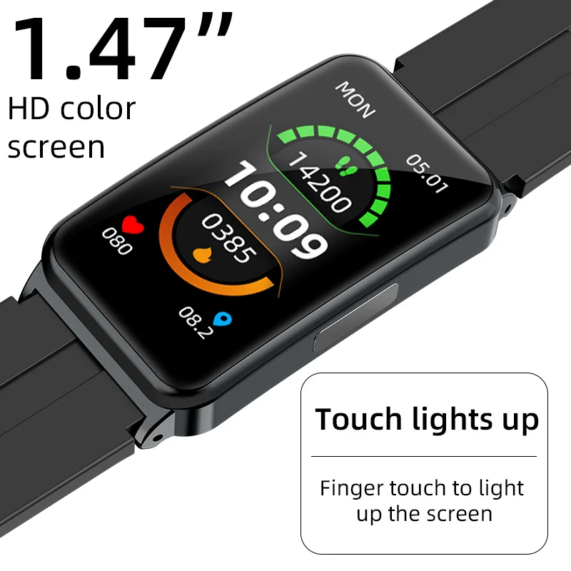 Fashion Ep01 Smart Watch With 1.47 Inch reloj inteligente Men Women Ecg Heart Rate Monitor Smartwatch