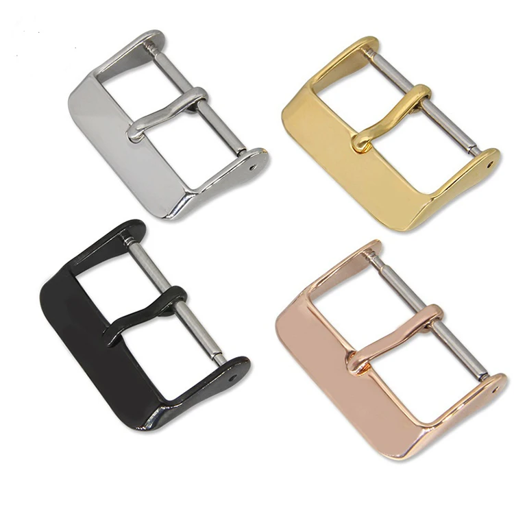 Cheap Economic Polished Sandblast Brushed 18mm 20mm 22mm 10~30mm Easy Fit Watch Clasp Buckle Stainless Steel Wholesale