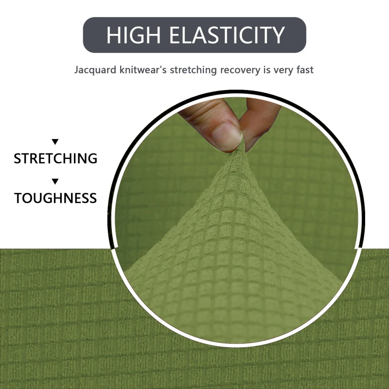 Subrtex Stretch Armchair Sofa Slipcover 2 Piece Sofa Cover 1 Seater Soft Couch Slipcover Washable Furniture Covers