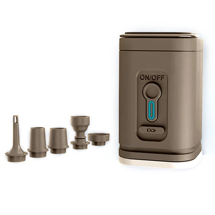 Customizable mini portable electric air pump bicycle tire inflator wireless air pump USB lithium battery lighting pump