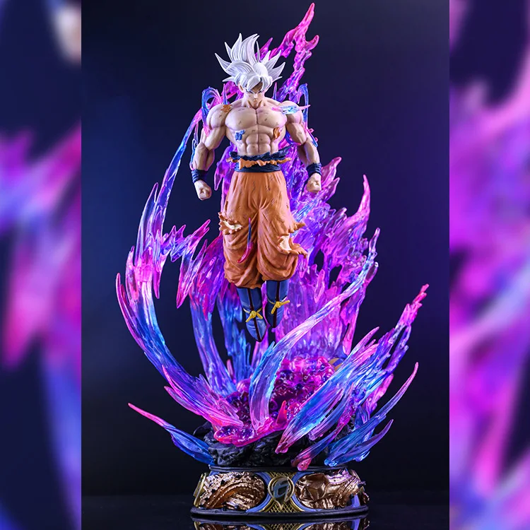 35 см аниме Gk uper Saiyan Cos Goku трехголовая резная фигурка из ПВХ игрушка для