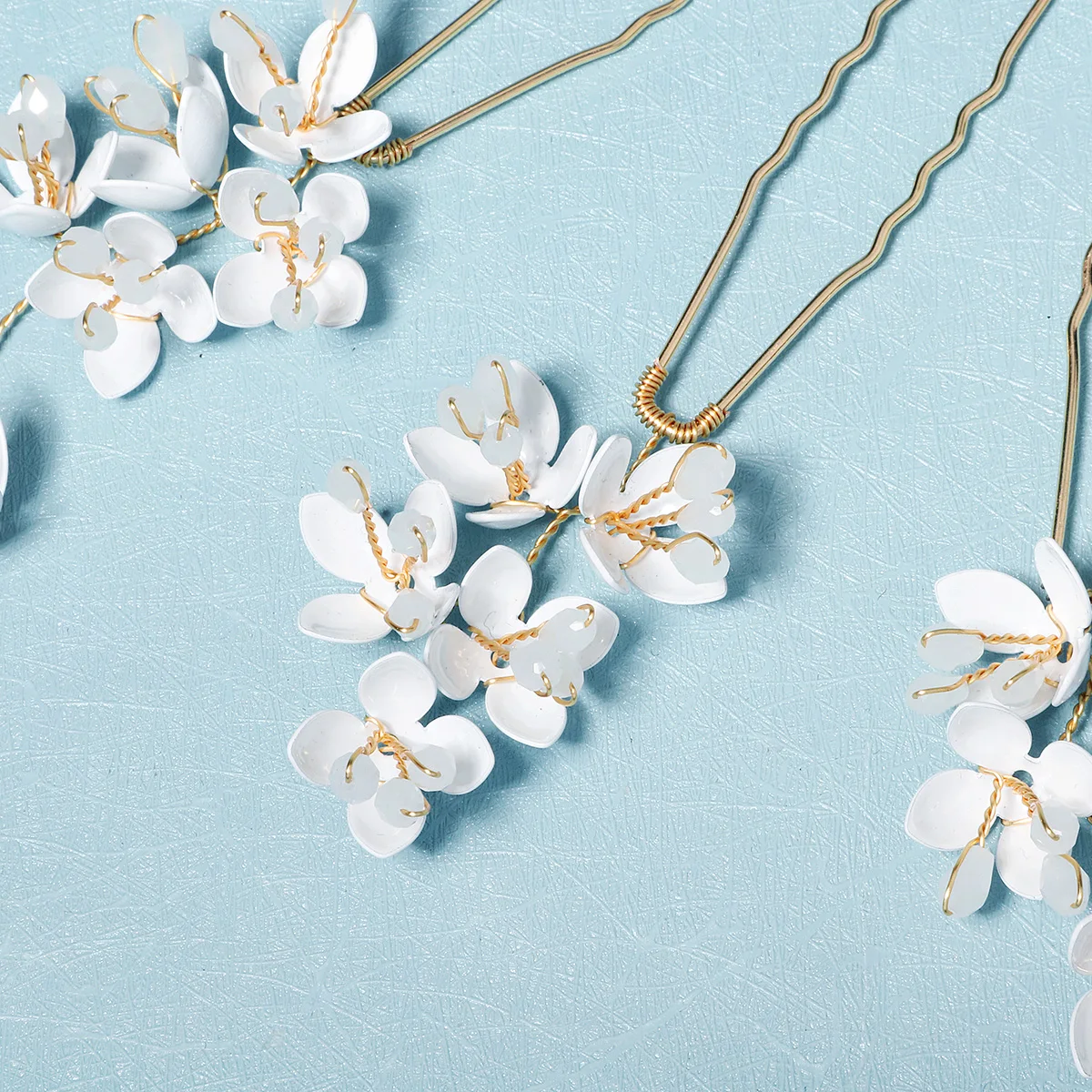 Miallo 3Pcs/set Handmade Rhinestone Hairpins Floral decoration wedding Bride hairpin Hair Accessories