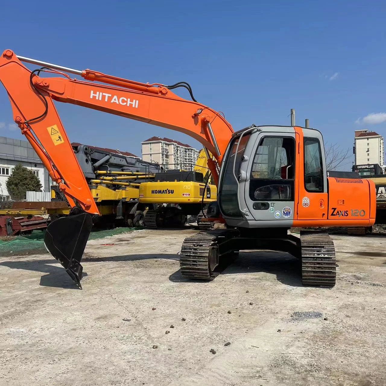 used original Japan Hitachi ZX120 excavator