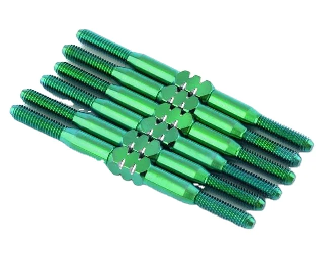 Colorful high strength M6 titanium screw for toy racing