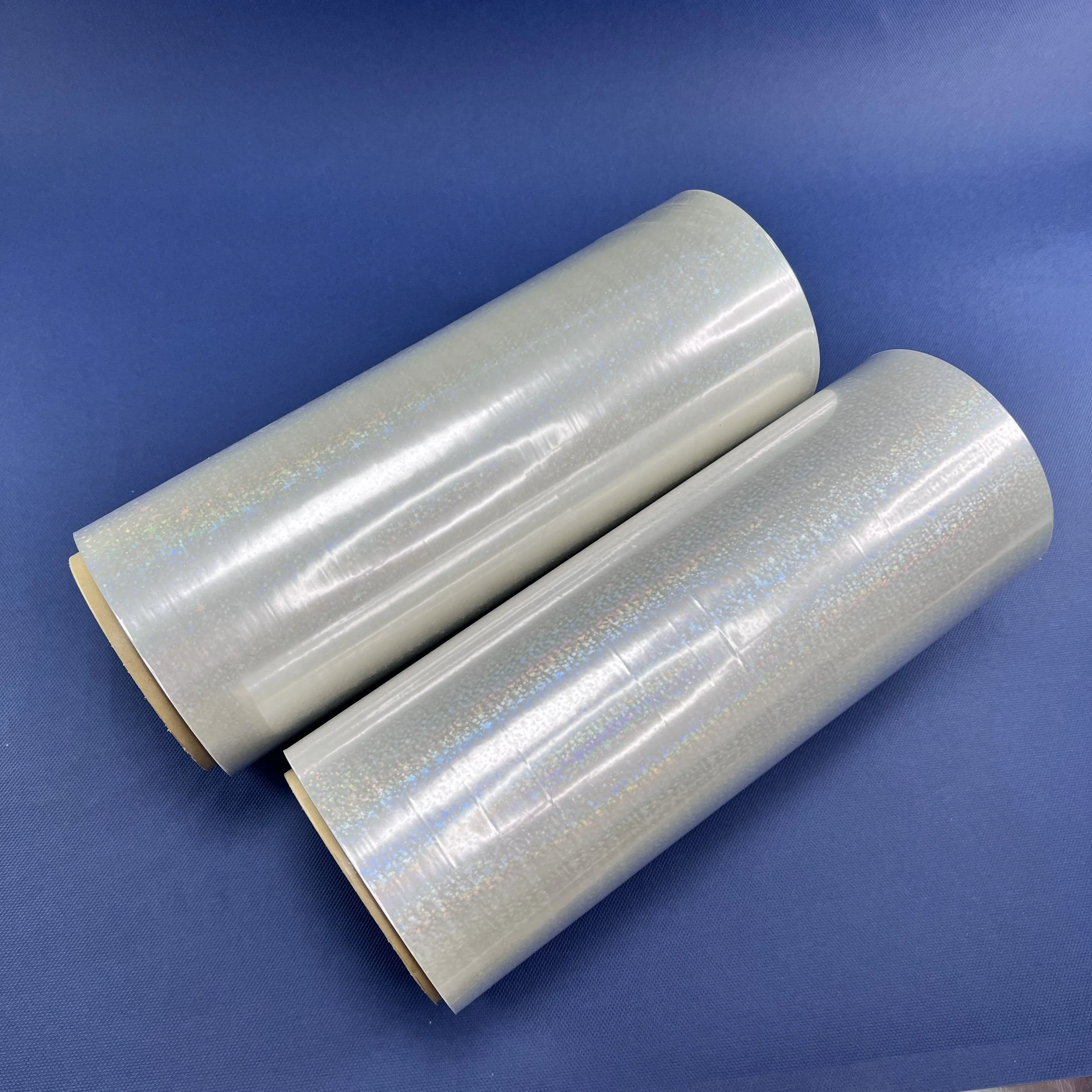 Ready To Ship Anti Scratch Holographic Sparkle Bopp Thermal Lamination Film Sheet With EVA